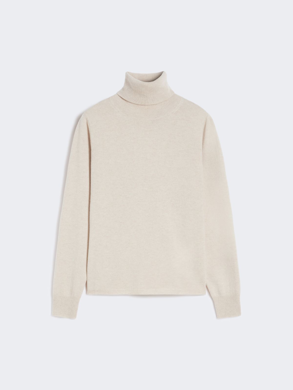 Wool and cashmere turtleneck sweater - BEIGE - Max Mara - 9