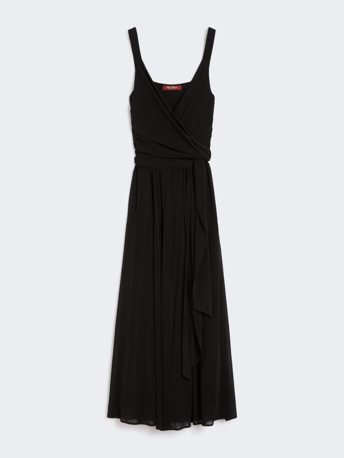 Long viscose jersey dress - BLACK - Max Mara - 9