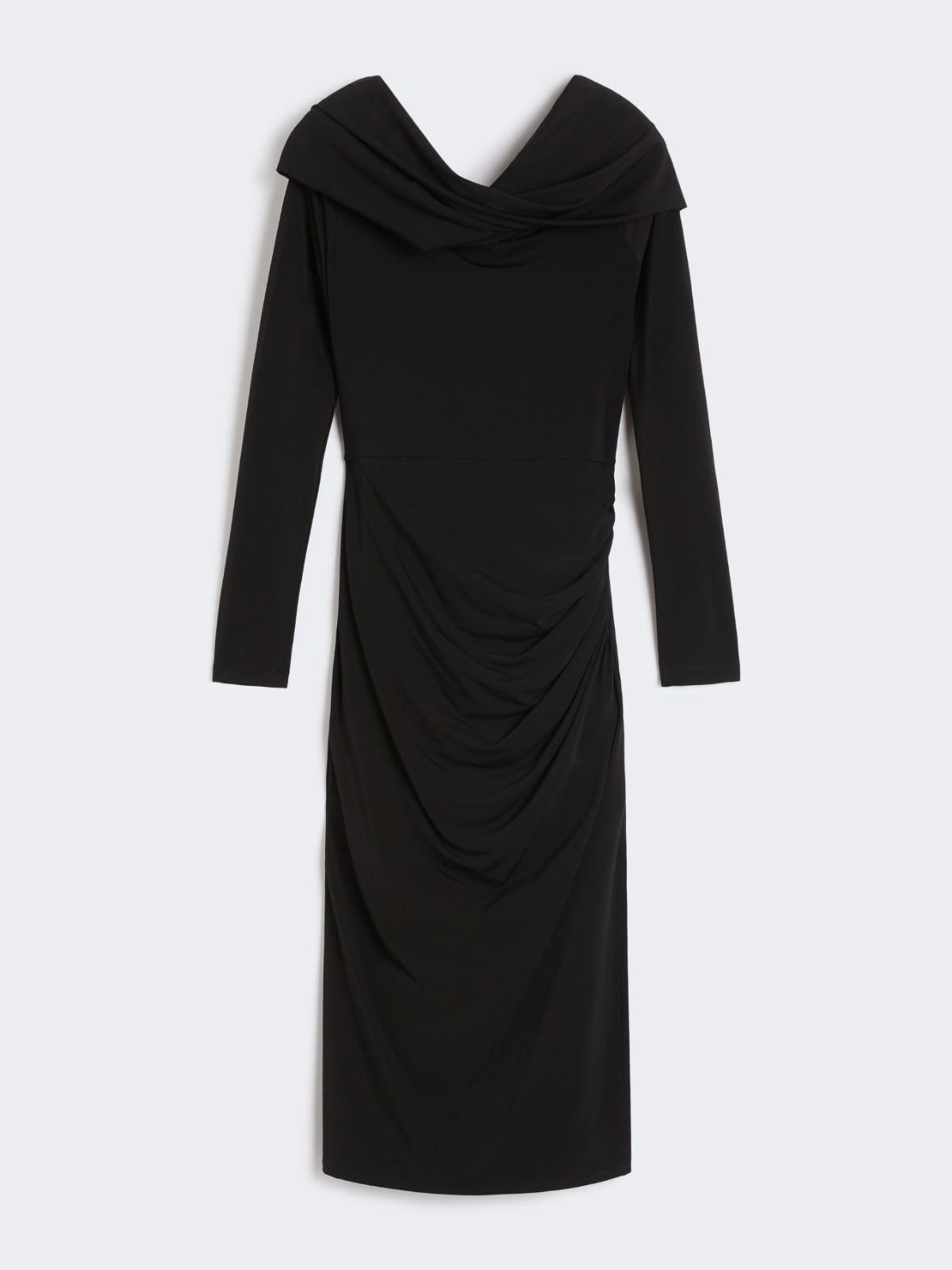 Feminine jersey dress - BLACK - Max Mara - 9