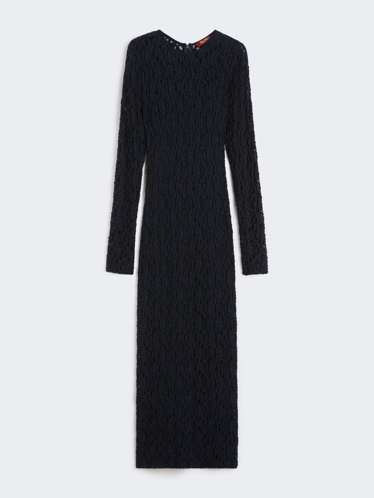 Cloqué lace slim-fit dress - MIDNIGHTBLUE - Max Mara - 9