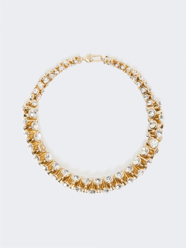 Necklace with crystals - GOLD - Max Mara
