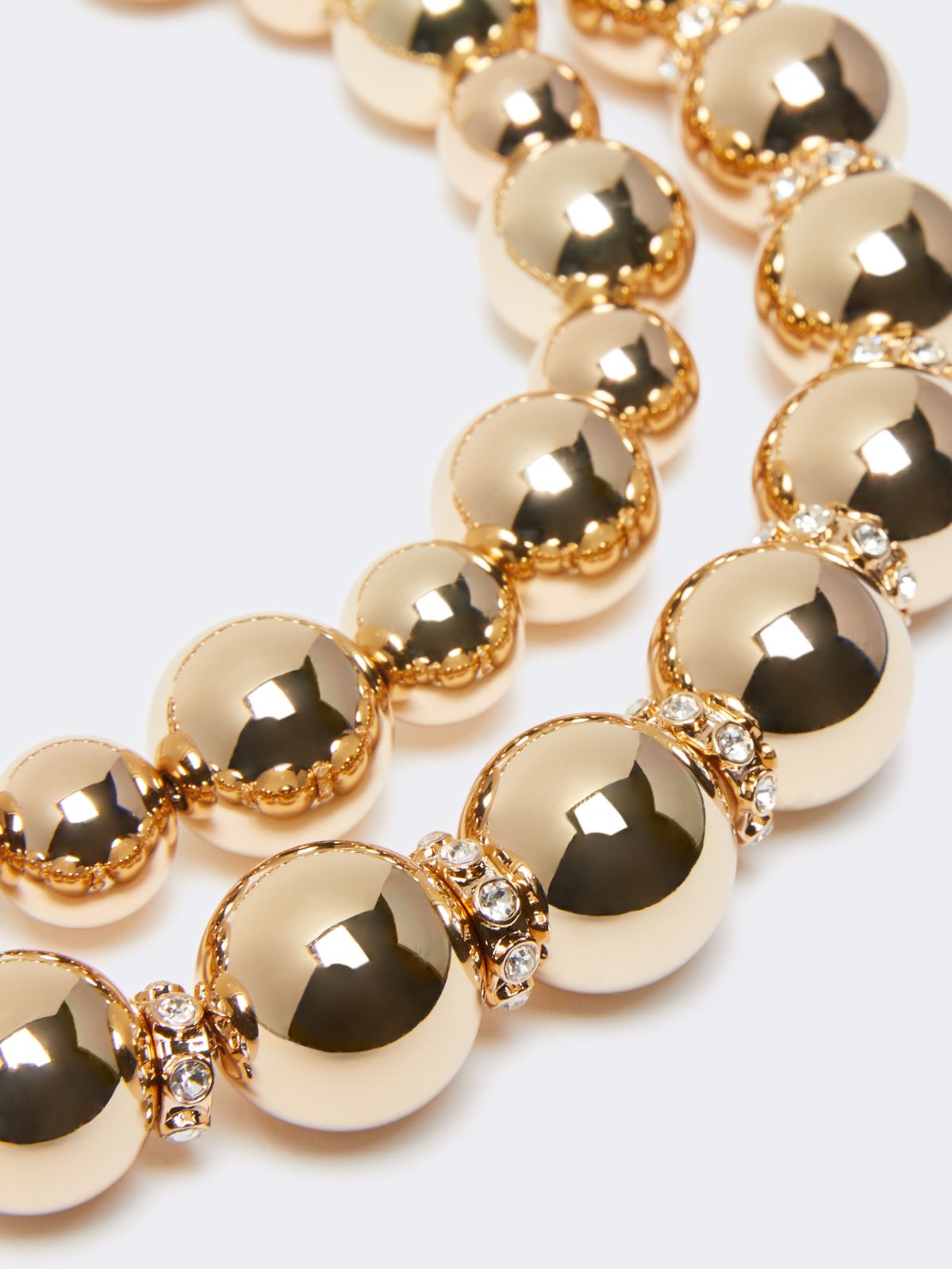 Ball chocker necklace set - LIGHT GOLD - Max Mara - 3