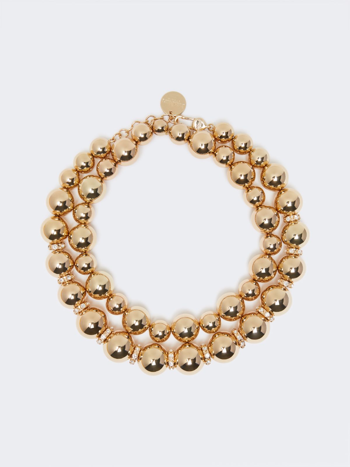Ball chocker necklace set - LIGHT GOLD - Max Mara