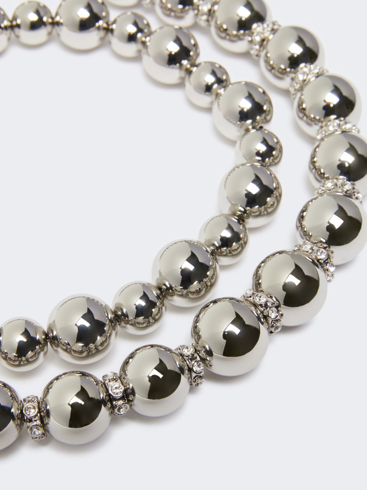 Ball chocker necklace set - SILVER - Max Mara - 3
