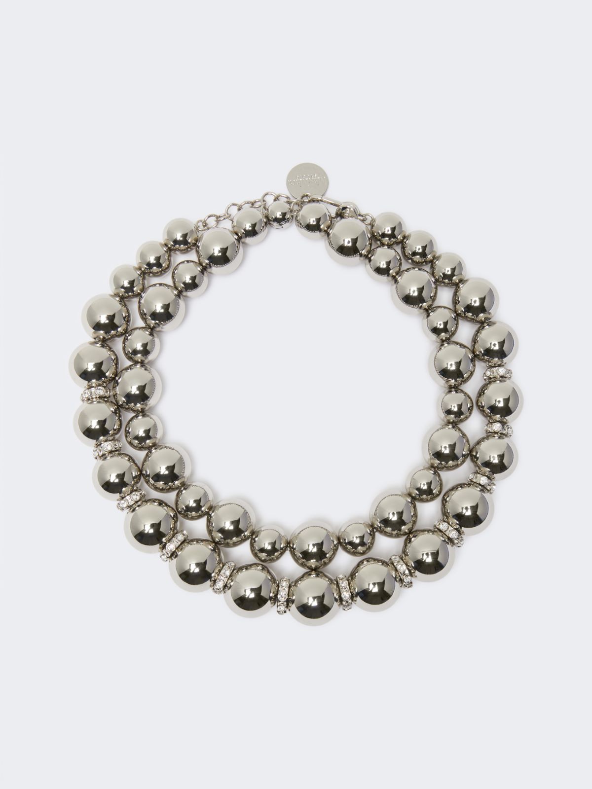Ball chocker necklace set - SILVER - Max Mara