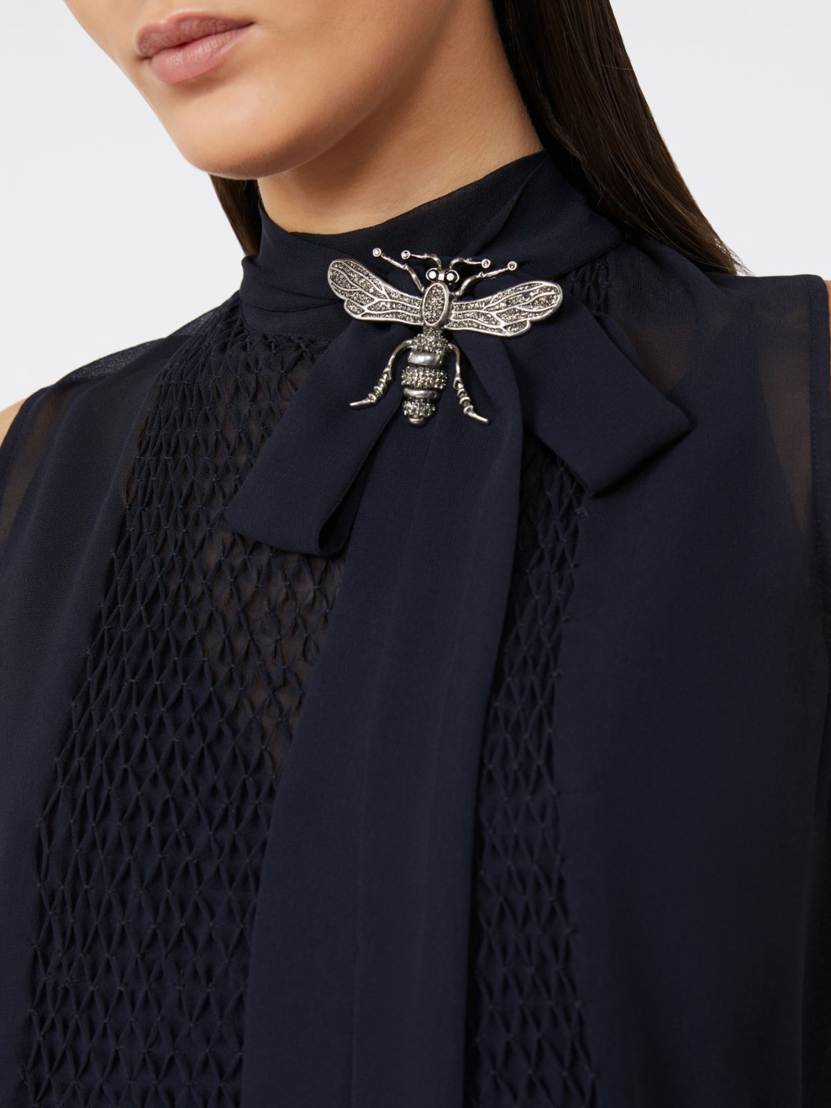 Jewel brooch - SILVER - Max Mara - 9