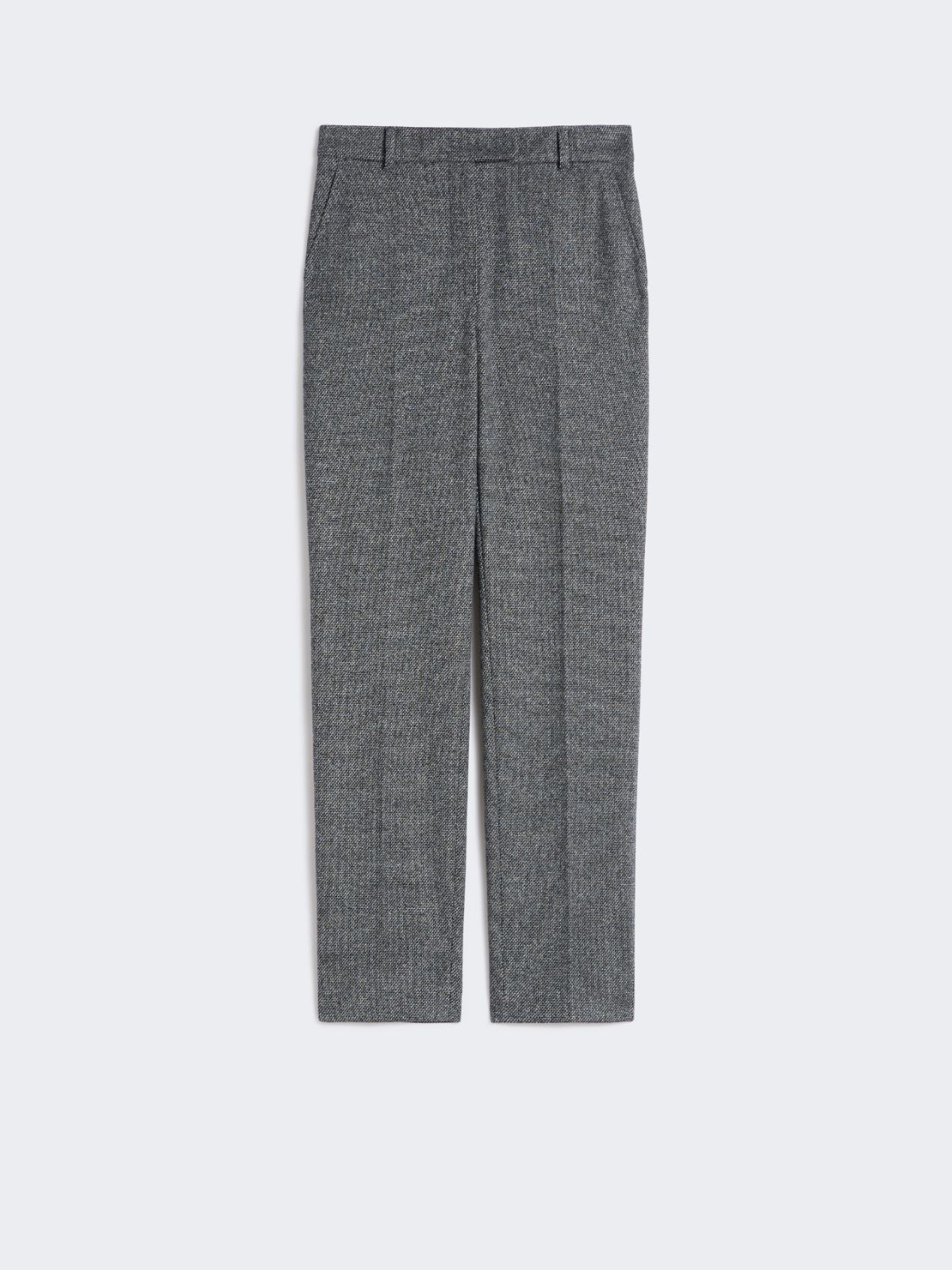 Cigarette-fit jersey trousers - MEDIUM GREY - Max Mara - 9