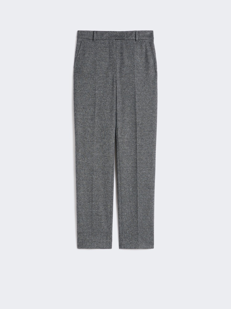 Zigarettenhose aus Jersey - MITTELGRAU - Max Mara