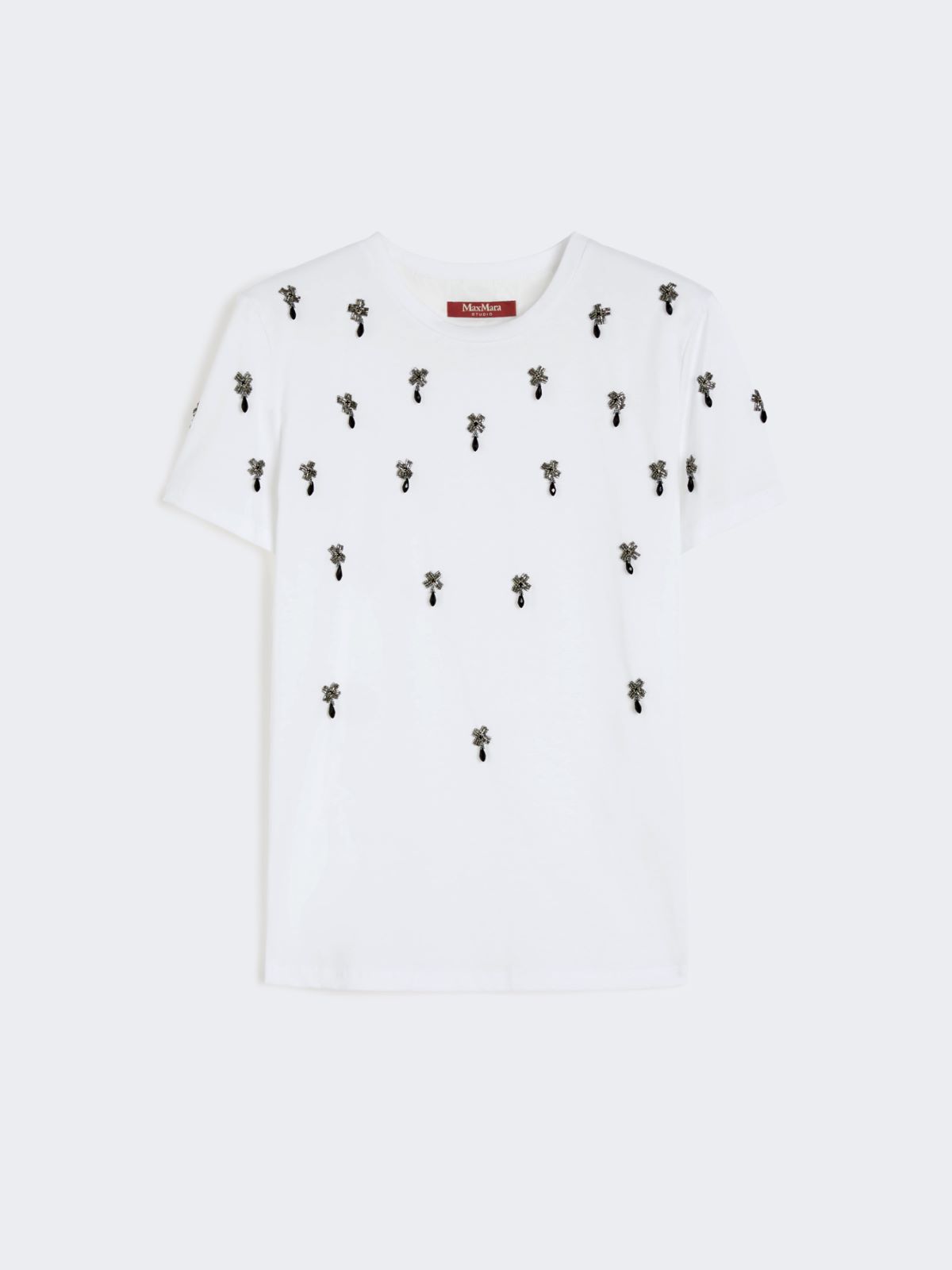 T-shirt couture en jersey - BLANC - Max Mara - 10