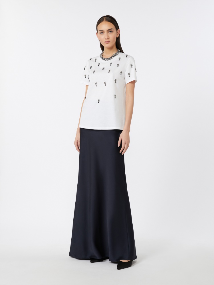 Couture jersey T-shirt - WHITE - Max Mara