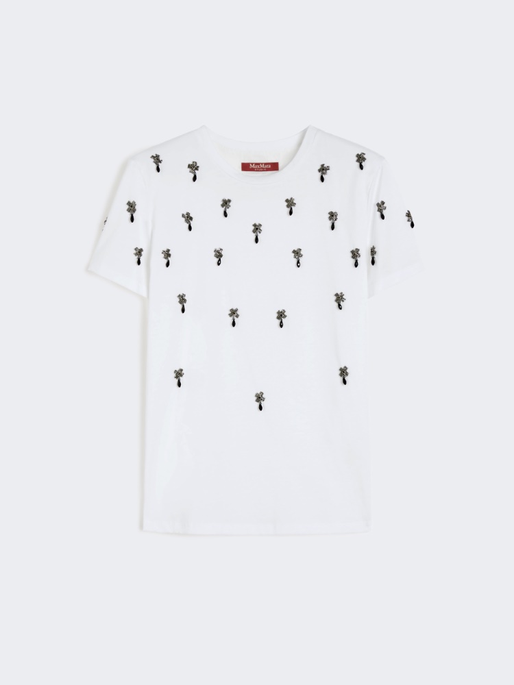 Couture jersey T-shirt - WHITE - Max Mara