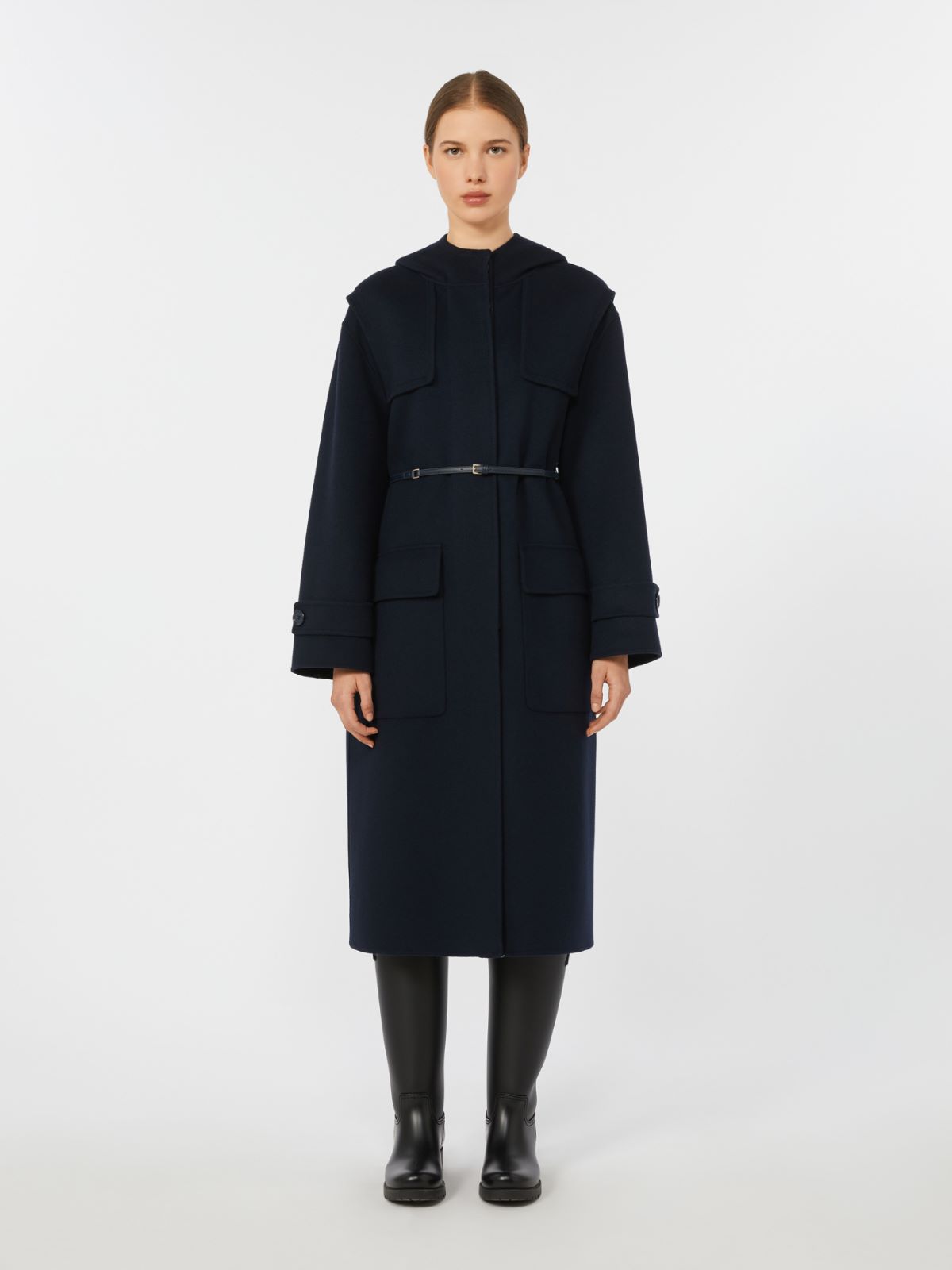Double-sided wool parka - NAVY - Max Mara - 2