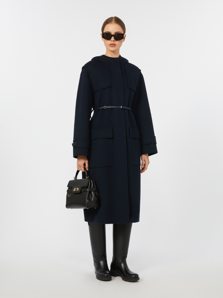 Double-sided wool parka - NAVY - Max Mara