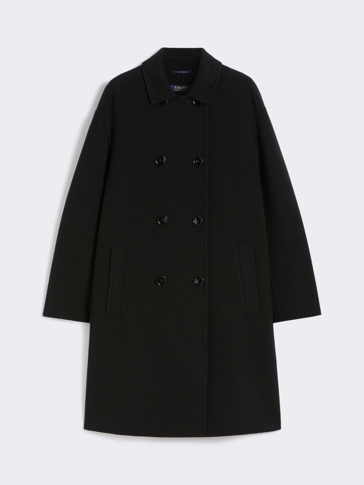 Manteau en double de laine - NOIR - Max Mara - 8