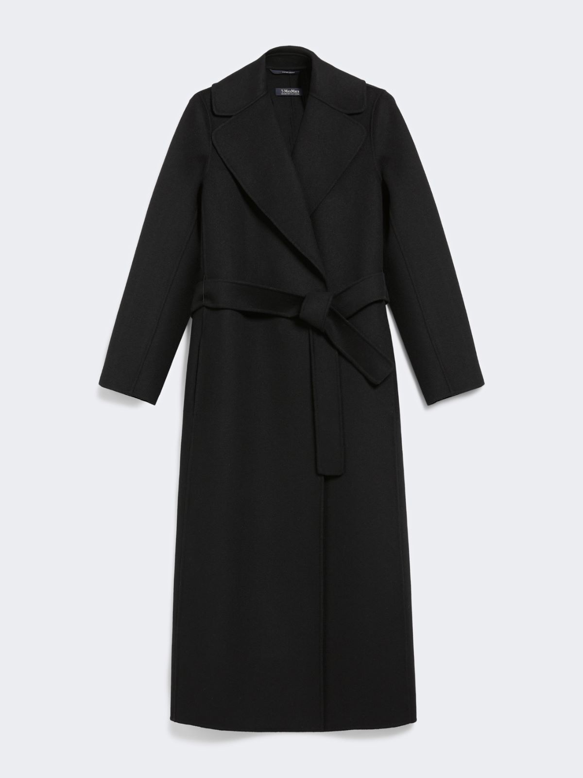 Wool drap wrap coat - BLACK - Max Mara - 9