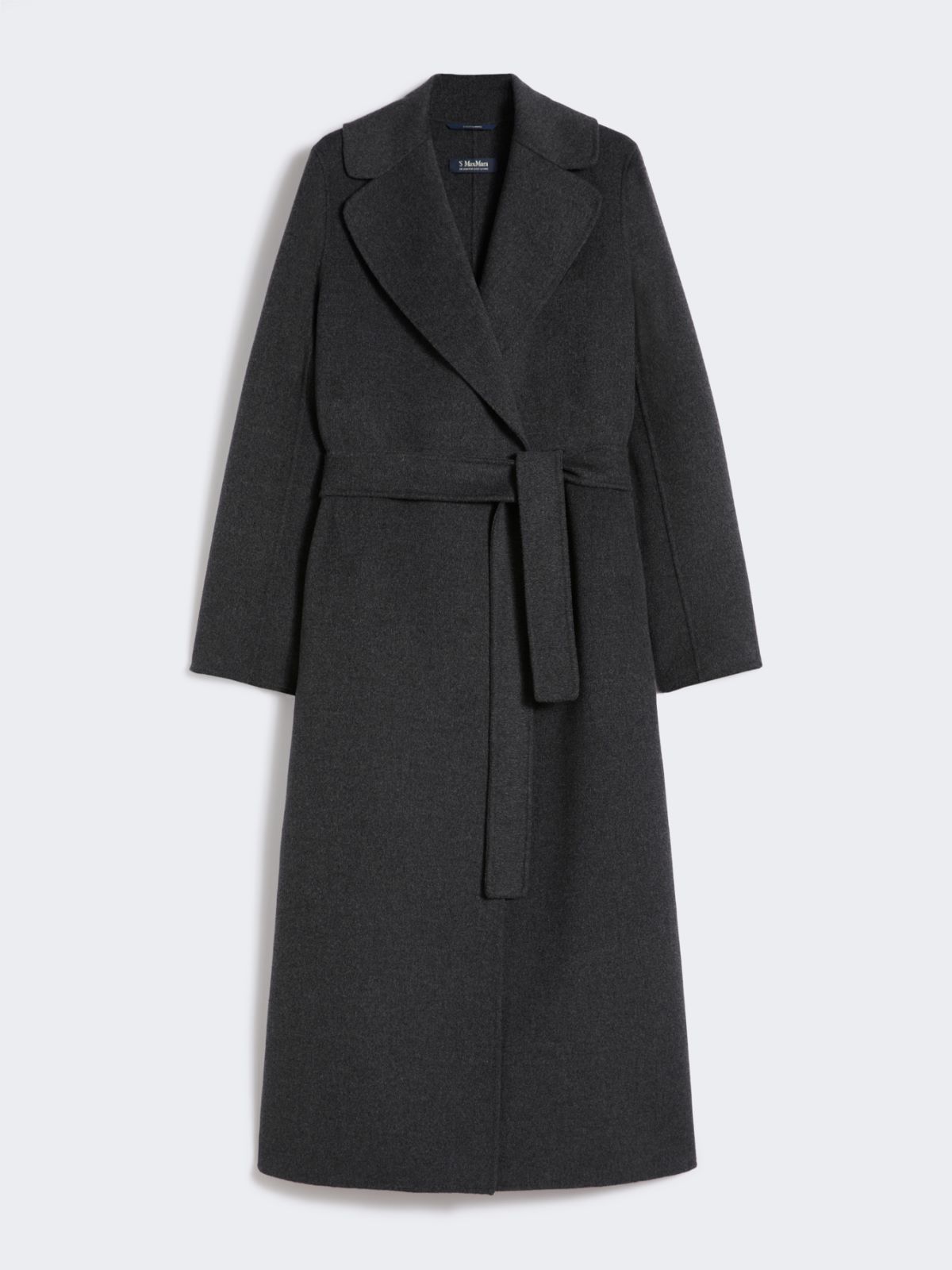 Wool drap wrap coat - DARK GREY - Max Mara - 9