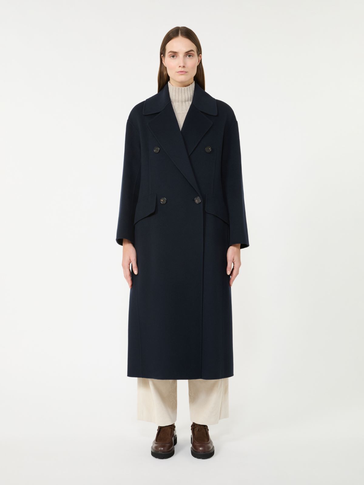 앨리스 버진울 코트 - NAVY - Max Mara - 5