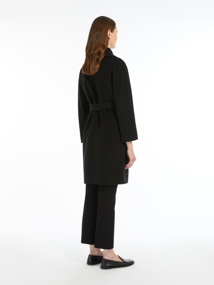 コート S Max Mara FW25 Black wool Messi coat (2529016061600 013) Messi coat | Max Mara