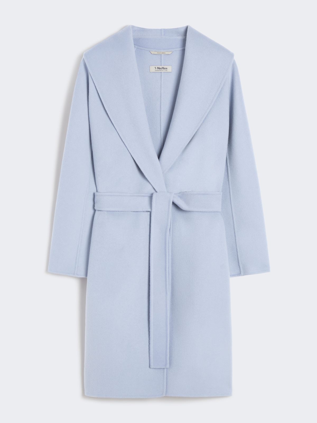 Double-faced wool robe coat - LIGHT BLUE - Max Mara - 9