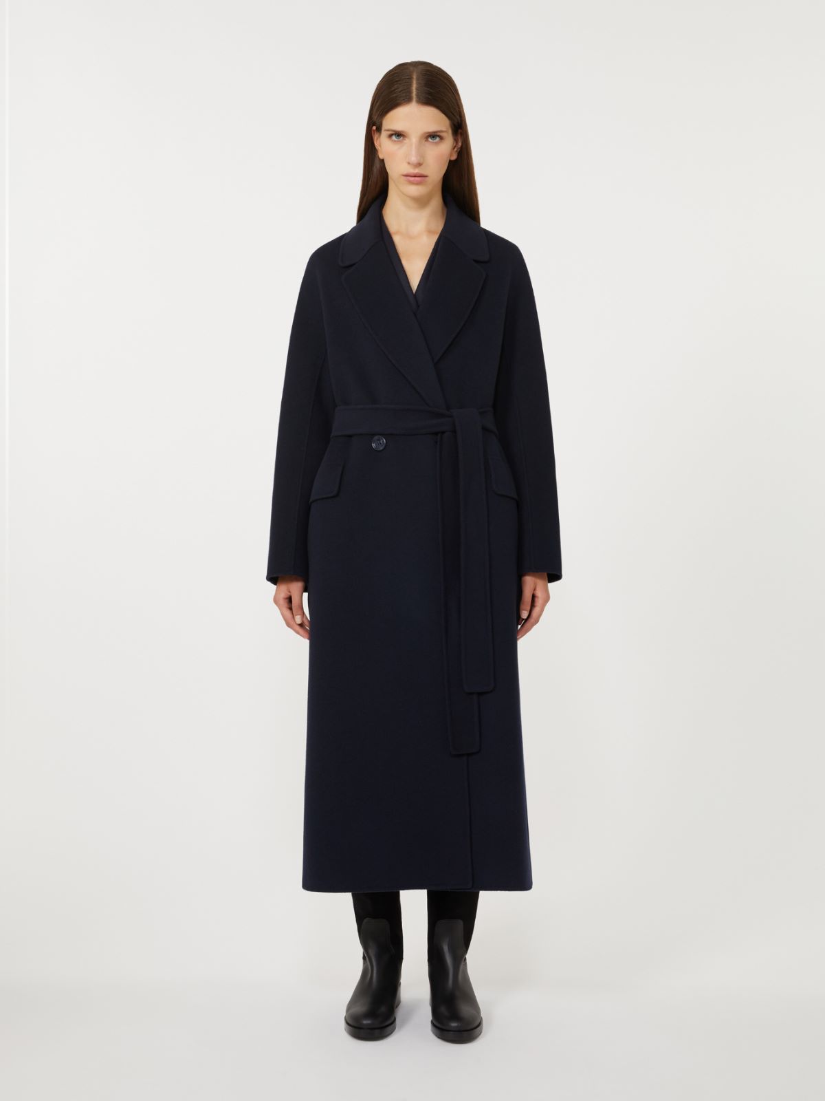 Oversized wool coat - NAVY - Max Mara - 2