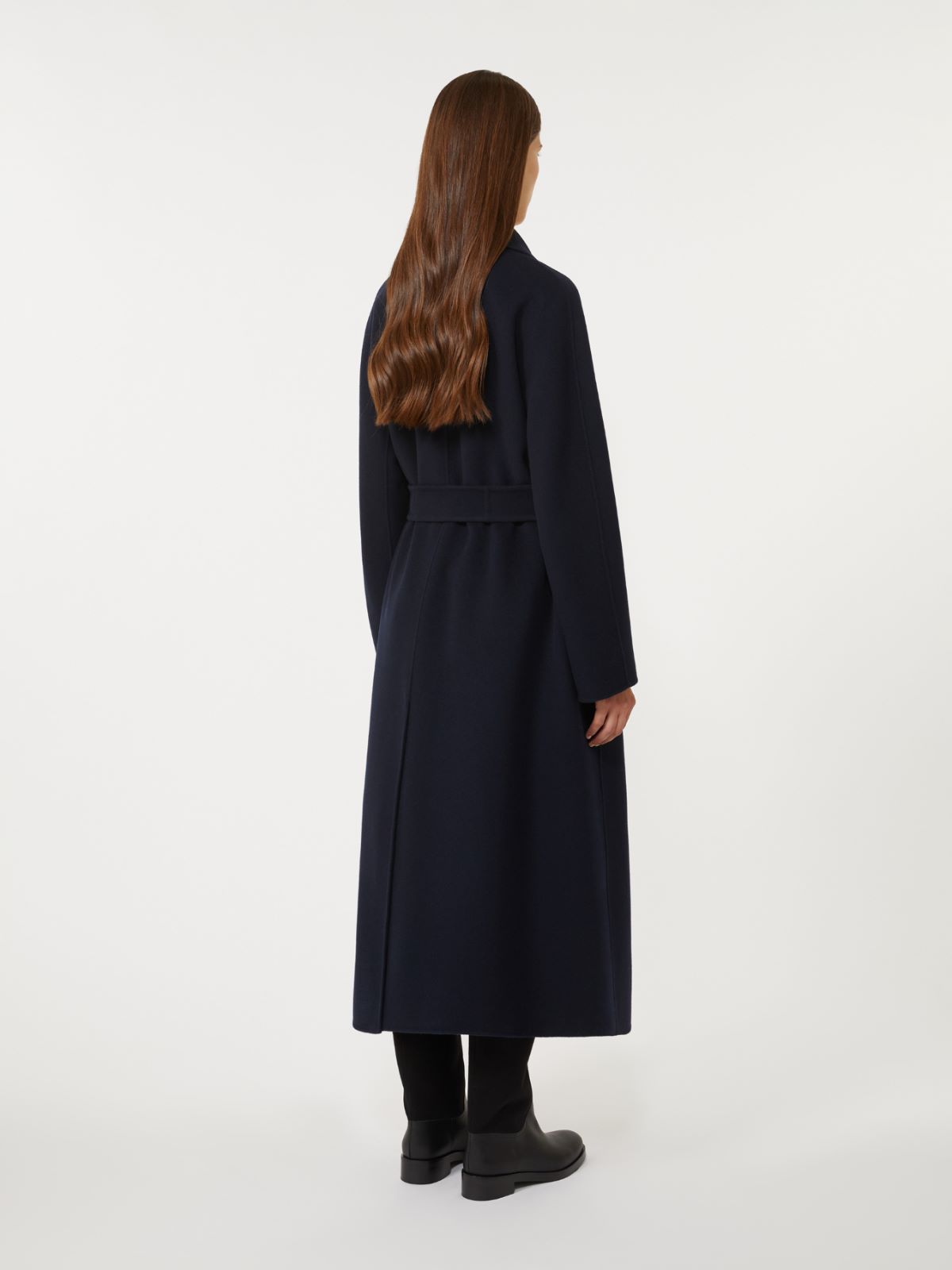 Oversized wool coat - NAVY - Max Mara - 3