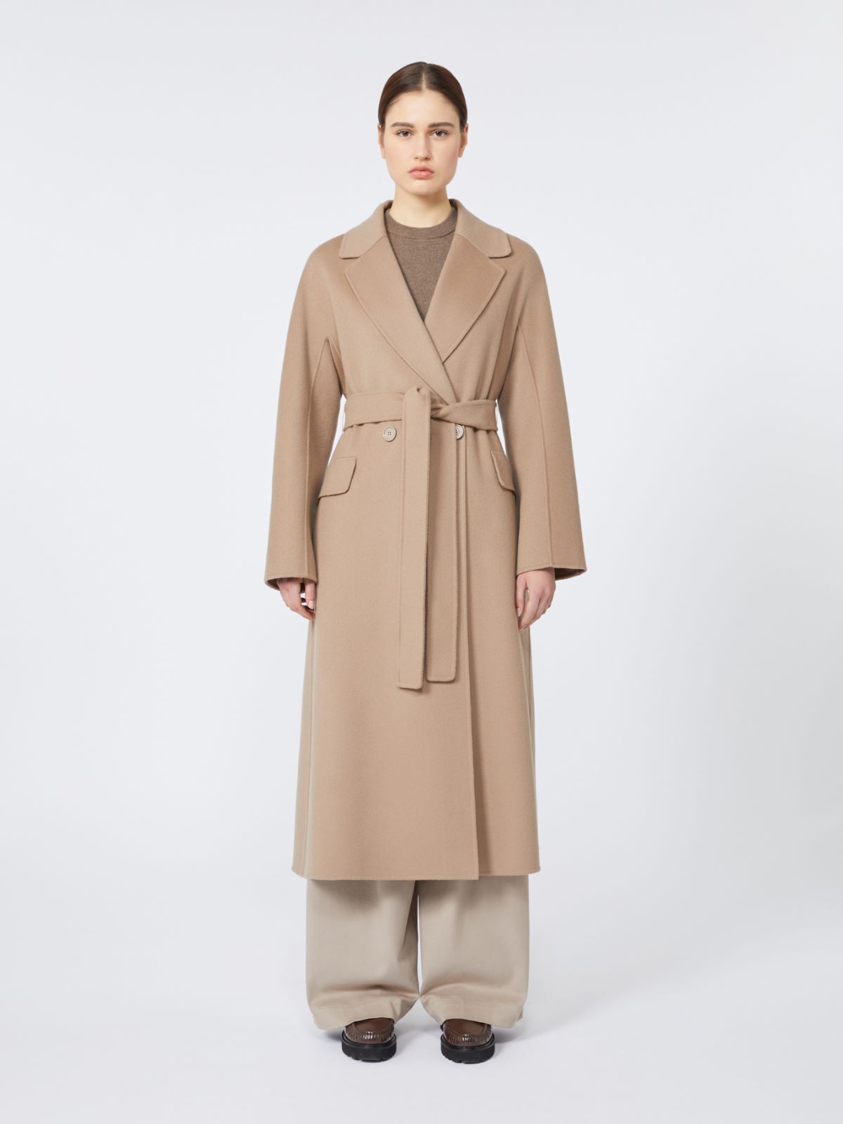 Oversized wool coat - SAND - Max Mara - 2