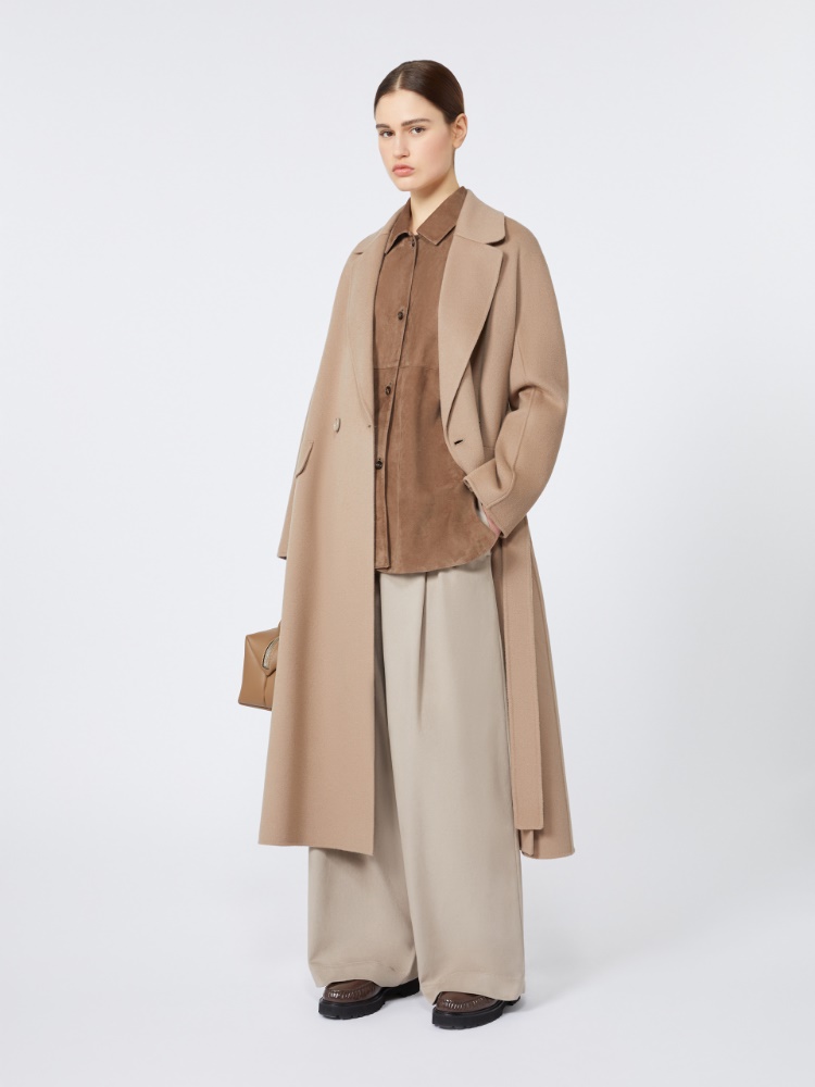 Oversized wool coat - SAND - Max Mara