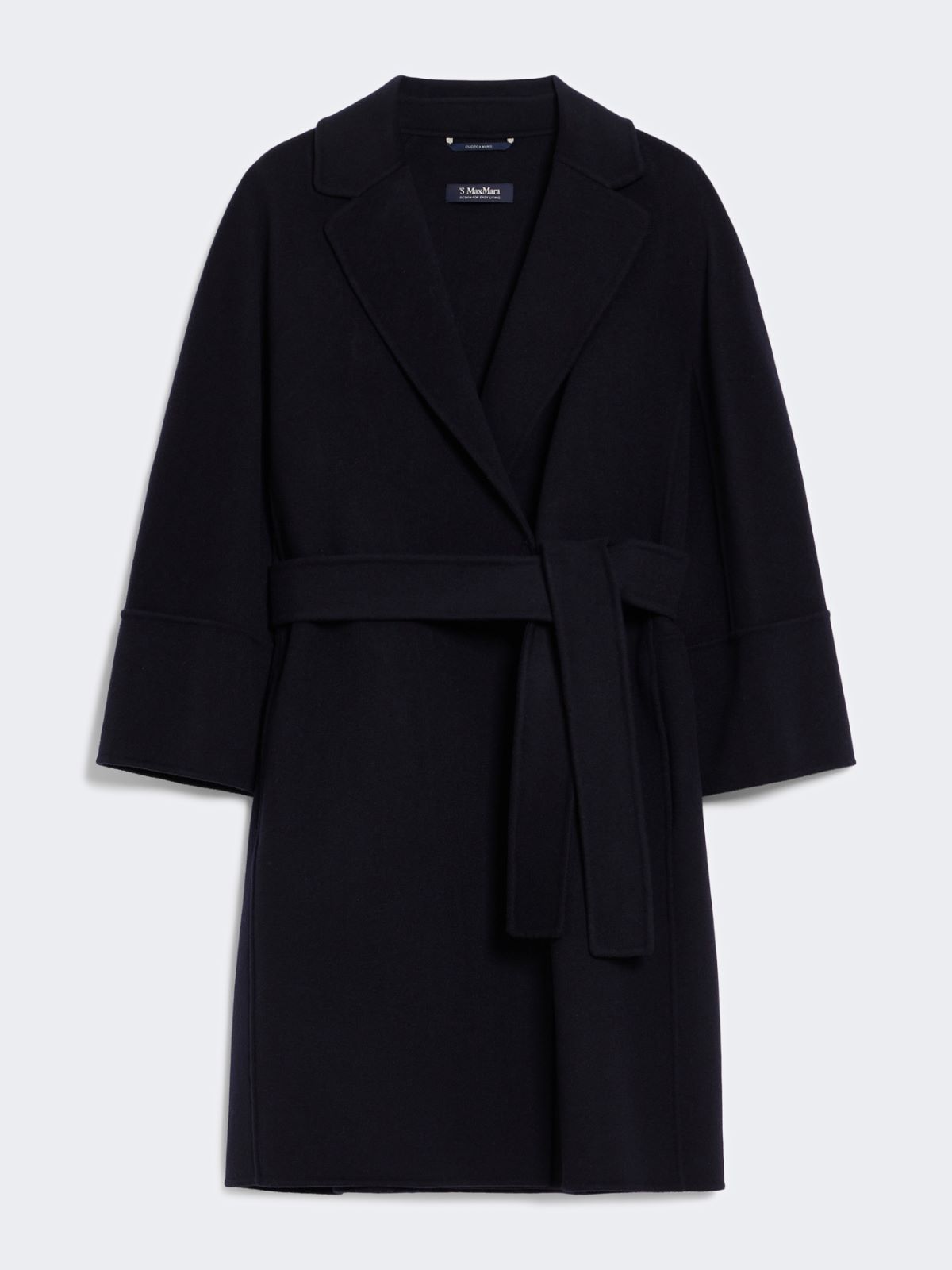 Short double-faced wool coat - MIDNIGHTBLUE - Max Mara - 8