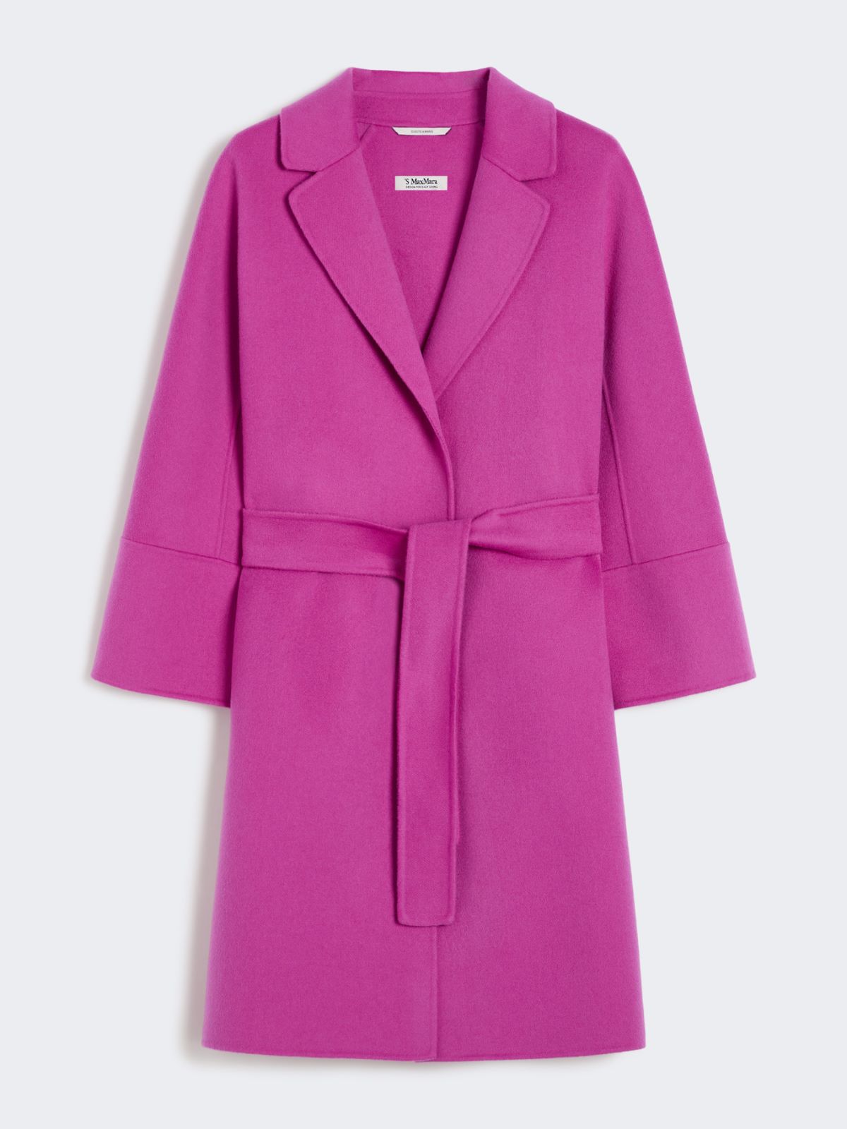 Short double-faced wool coat - FUCHSIA - Max Mara - 8