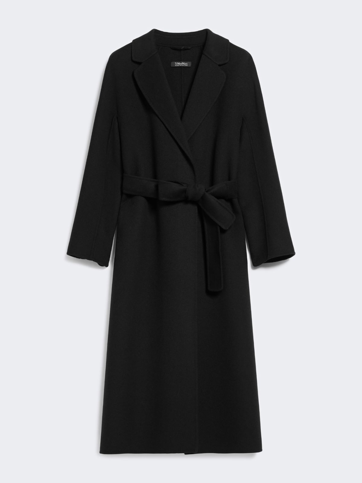 Wool broadcloth midi coat - BLACK - Max Mara - 8