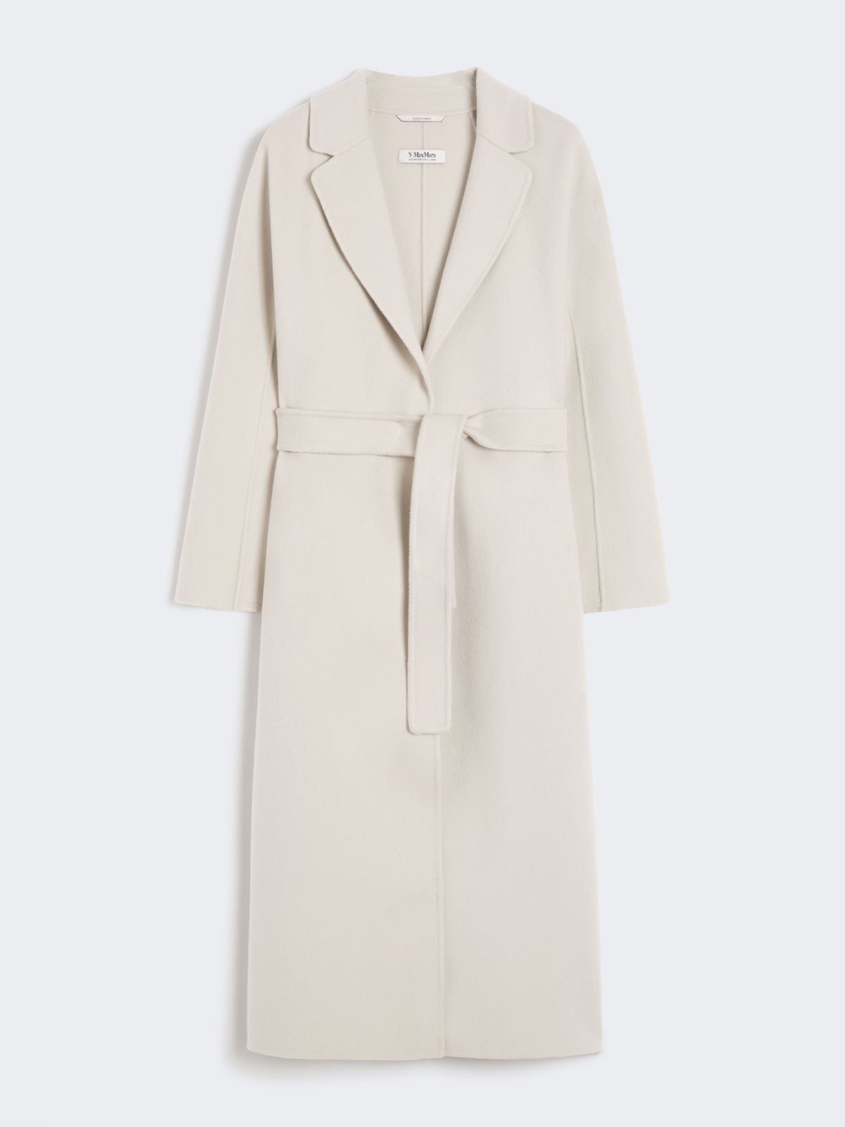 Wool broadcloth midi coat - ECRU - Max Mara - 8