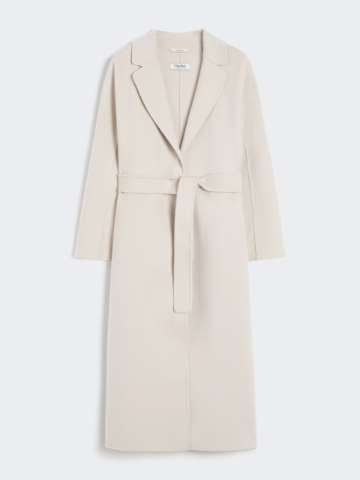 【関税&送料込】Max Mara Ivory Wool Blend Orma Coat Orma double-breasted wool and cashmere-blend felt coat | NET
