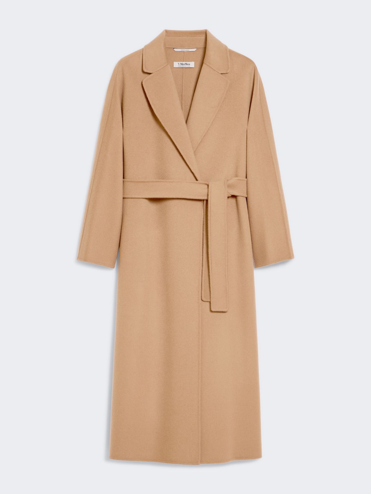 Wool broadcloth midi coat - CAMEL - Max Mara - 8
