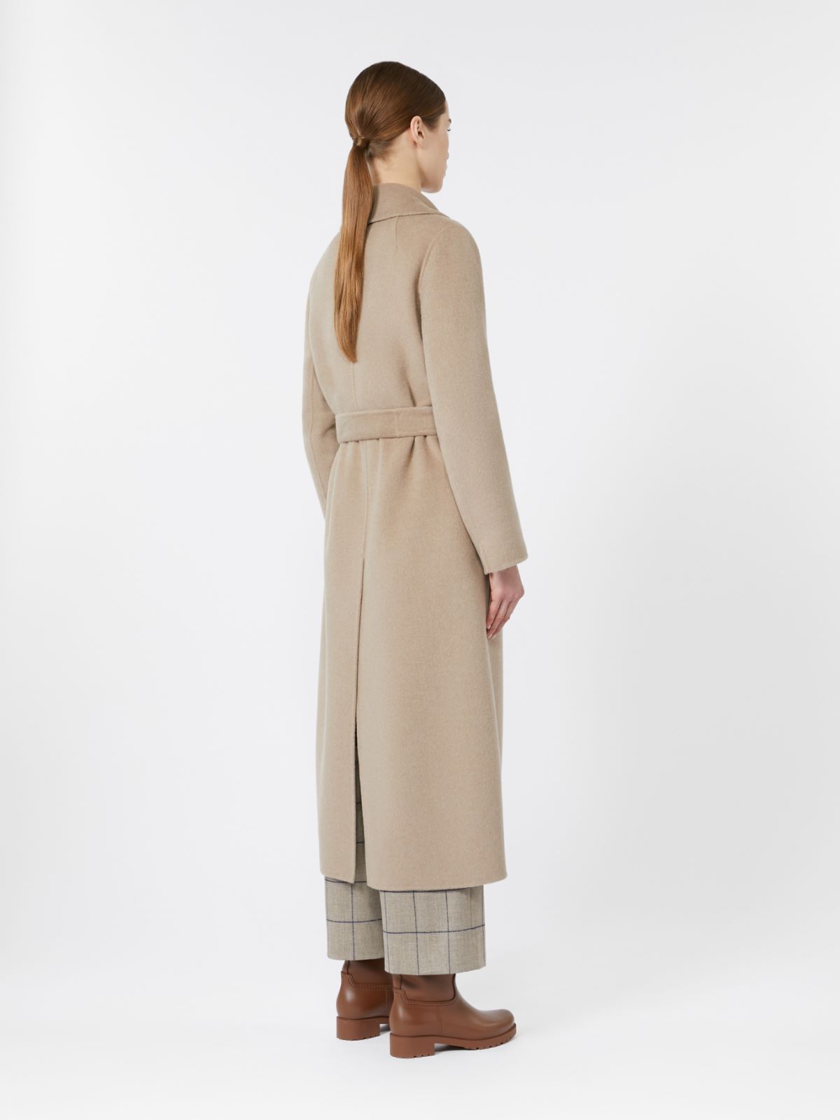 Cappotto in lana e cachemire con cintura - BEIGE - Max Mara - 3