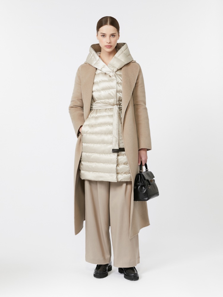 Wool and cashmere coat with belt - BEIGE - Max Mara