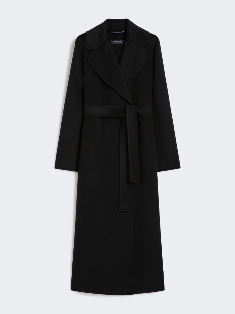 Wool and cashmere coat with belt - BLACK - Max Mara