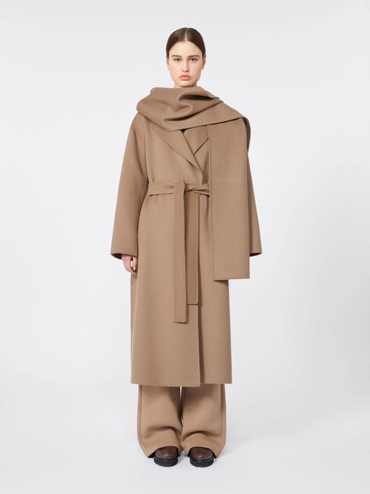 Wool wrap coat - HAZELNUT BROWN - Max Mara - 2
