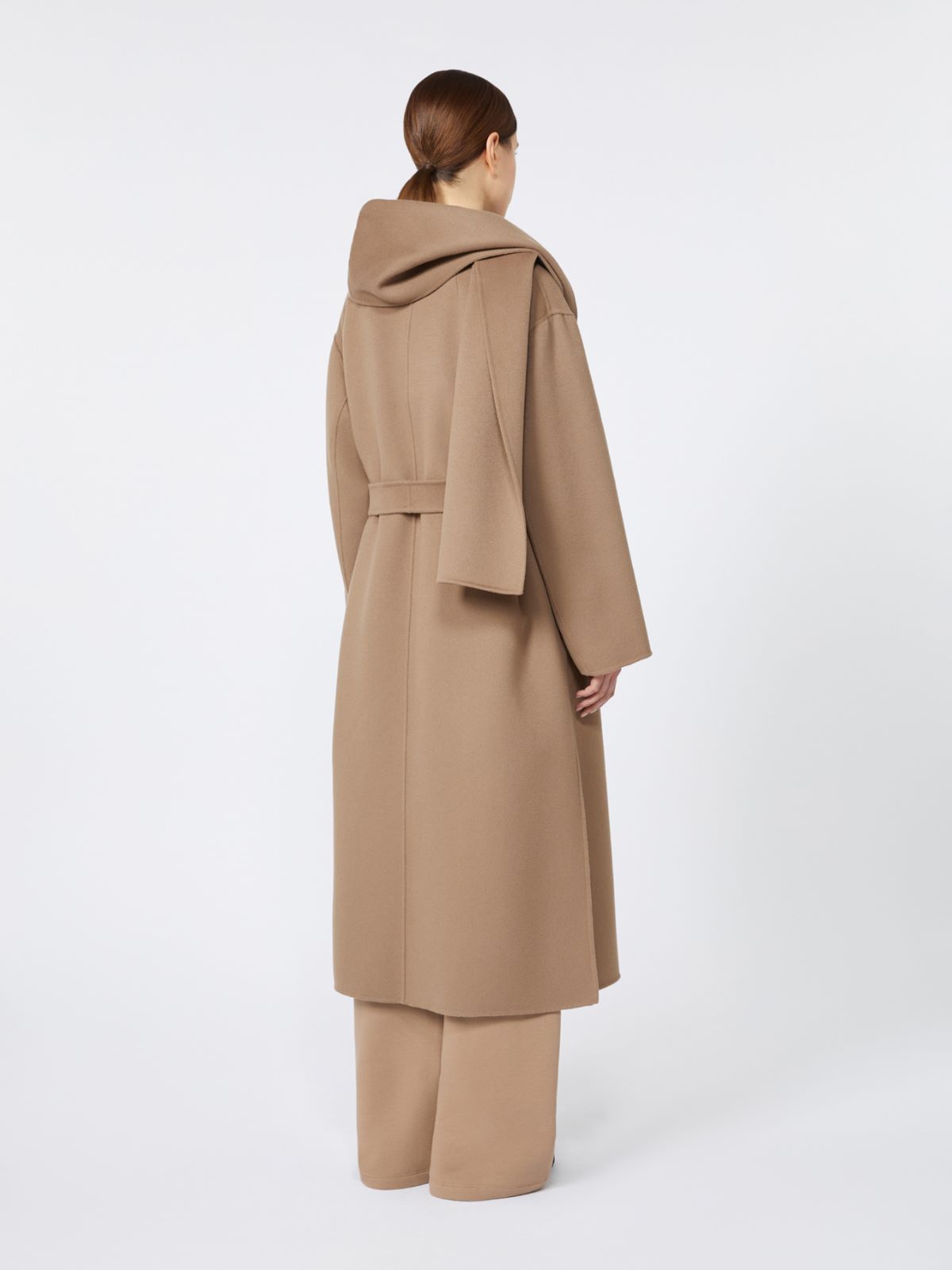 Wool wrap coat - HAZELNUT BROWN - Max Mara - 3