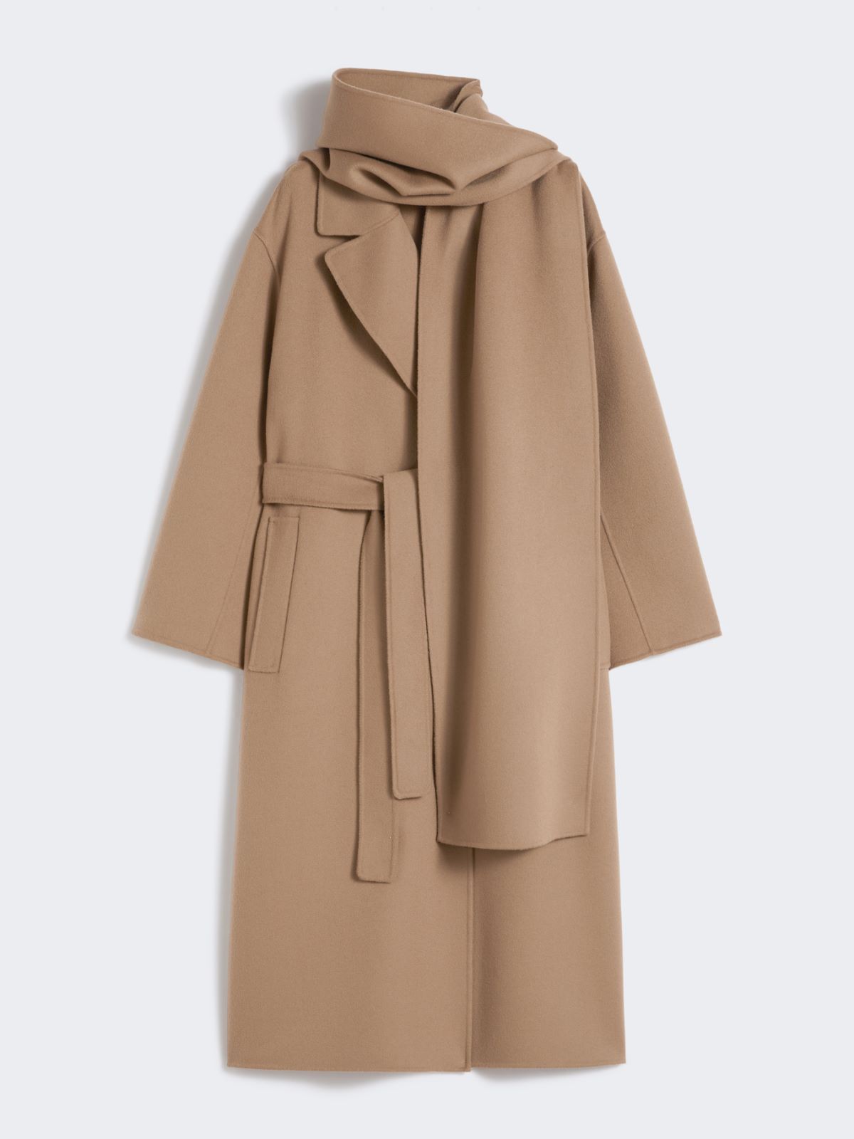 Wool wrap coat - HAZELNUT BROWN - Max Mara - 9