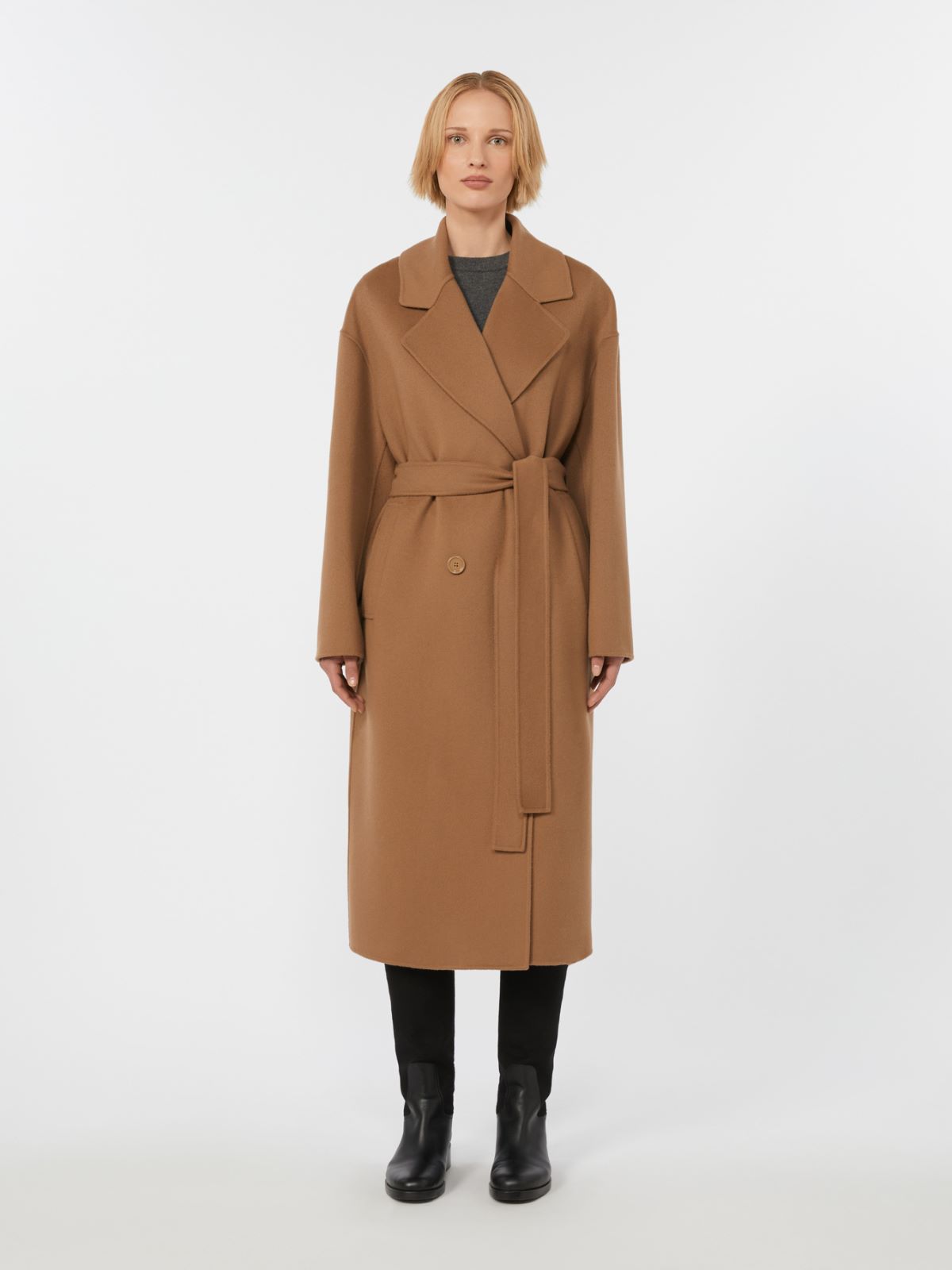헬러 버진울 코트 - HAZELNUT BROWN - Max Mara - 2