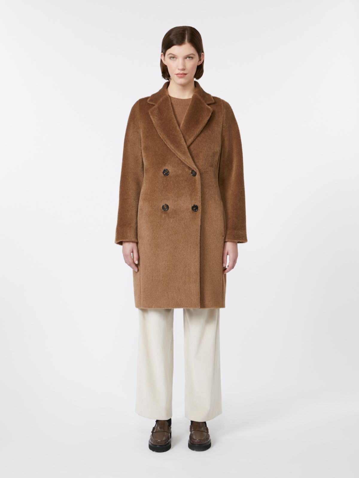 Wool and alpaca midi coat - CAMEL - Max Mara - 2
