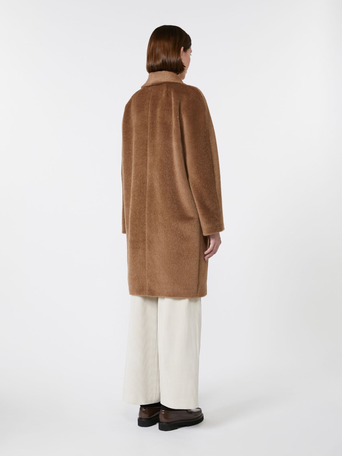 Wool and alpaca midi coat - CAMEL - Max Mara - 3