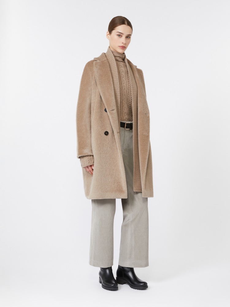 Wool and alpaca midi coat - MOSS GREEN - Max Mara