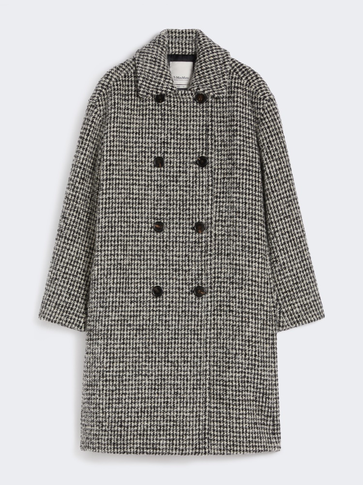 Alpaca and wool trench coat - BLACK - Max Mara