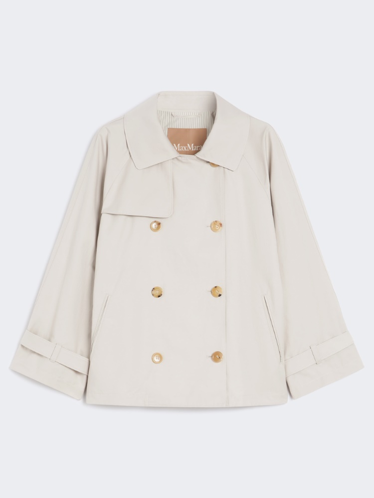 MaxMaraフード付き ホワイト Ecru coat | Max Mara
