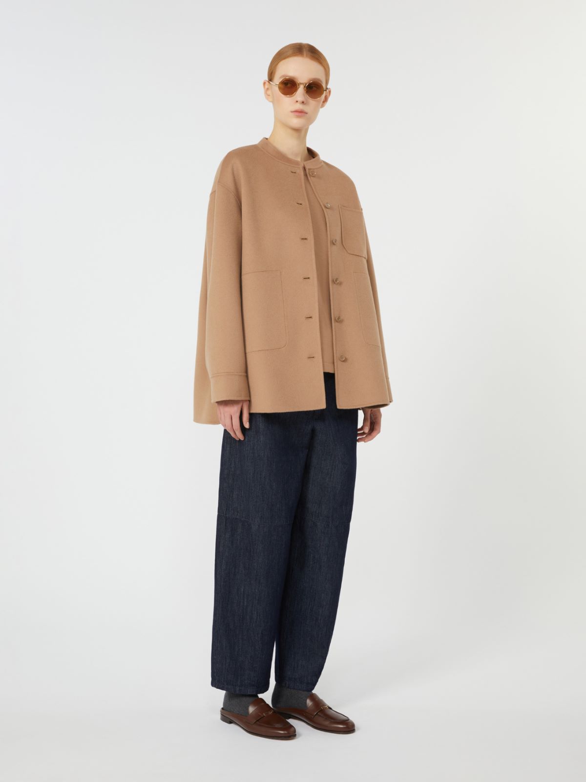 Wool shacket - BEIGE - Max Mara