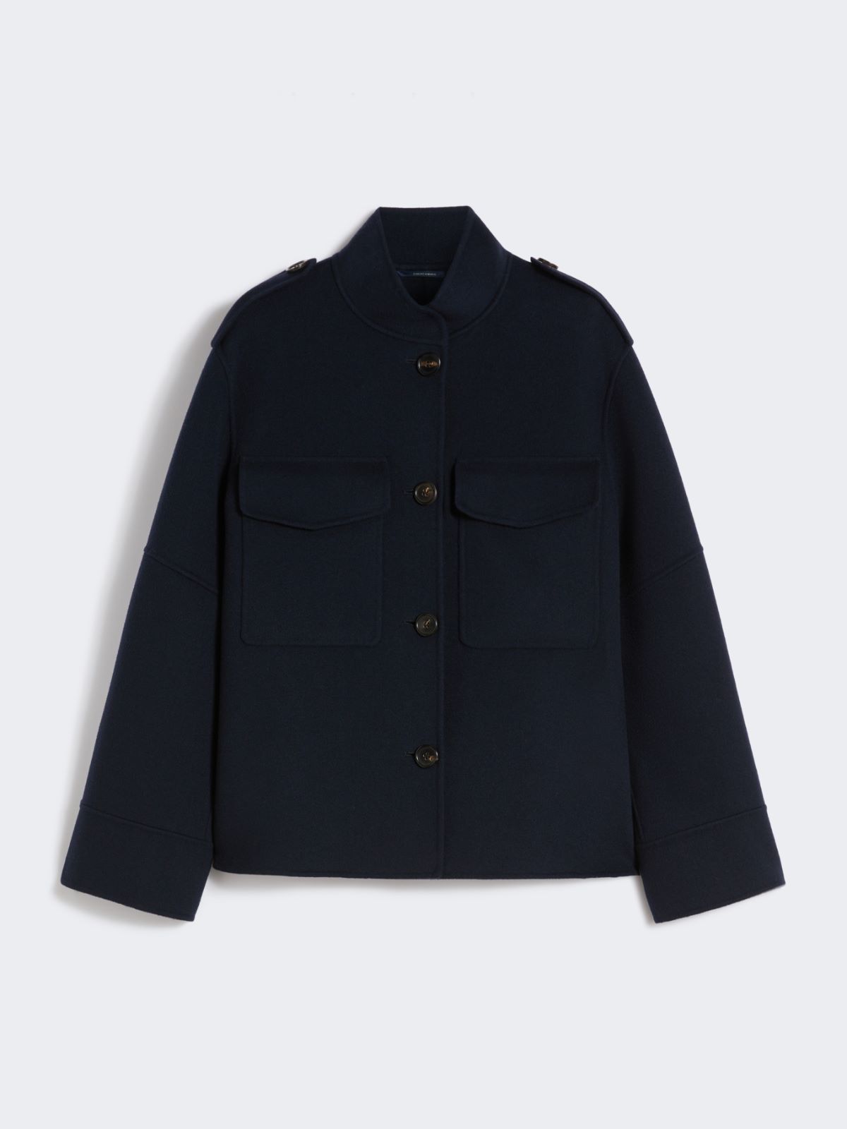 Wool drap jacket - NAVY - Max Mara - 10