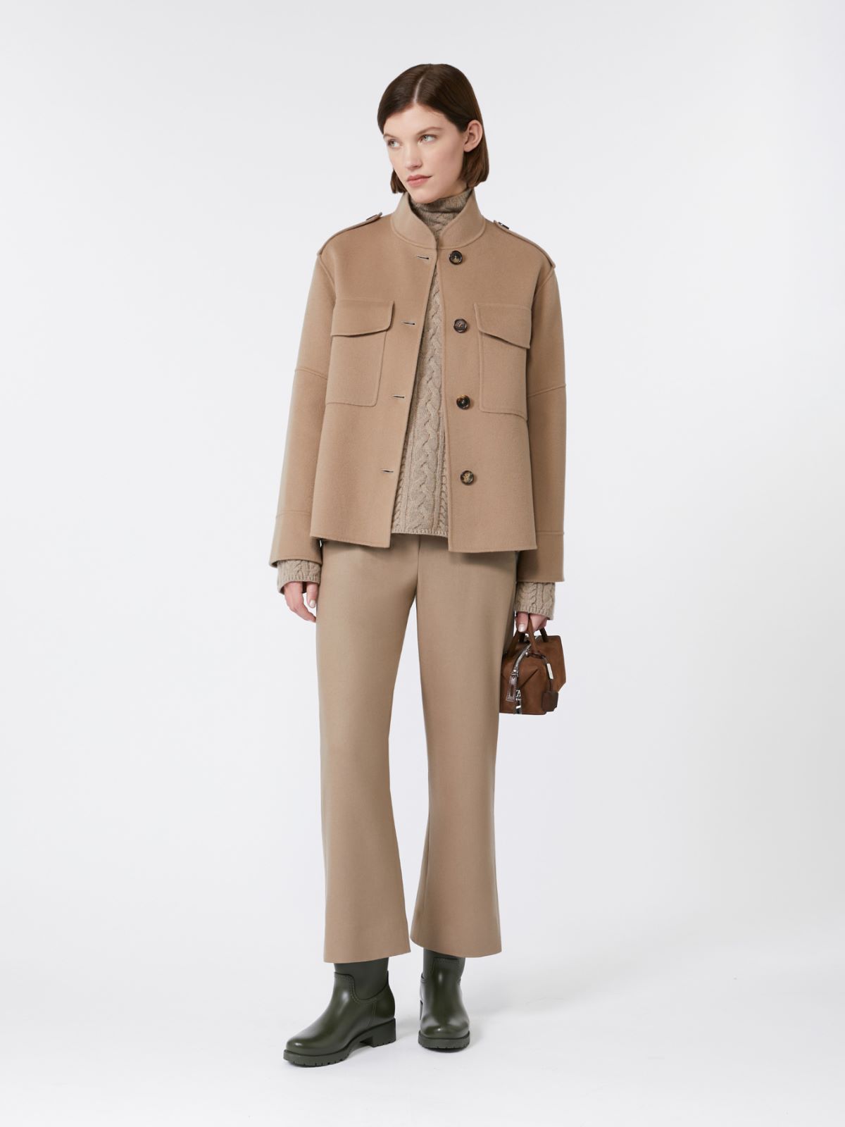 Wool drap jacket - SAND - Max Mara