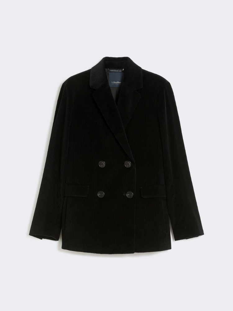 Blazer en velours côtelé - NOIR - Max Mara