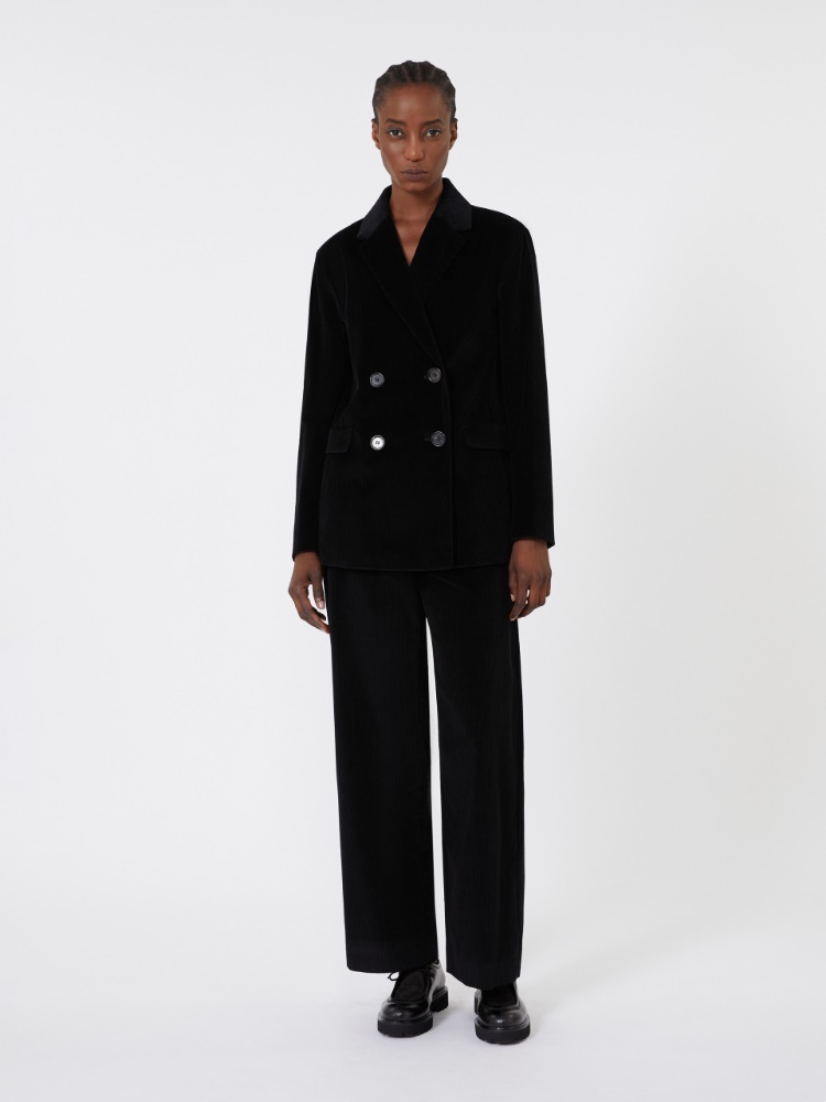 Blazer de pana - NEGRO - Max Mara